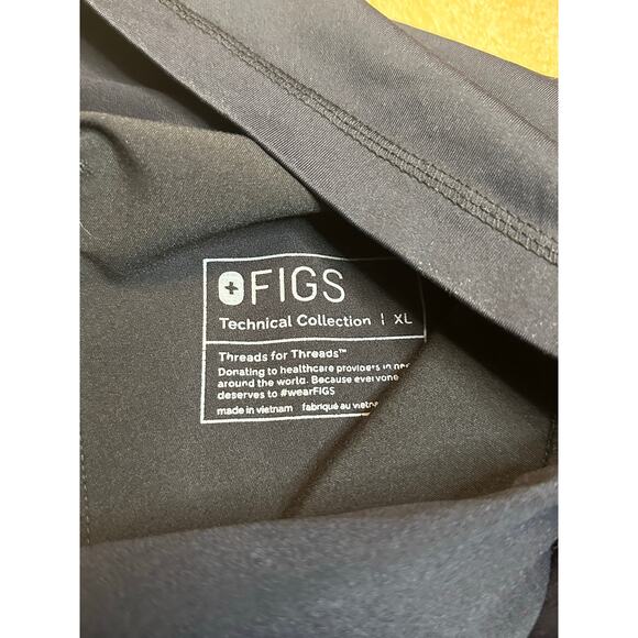 Figs Zamora Maternity Jogger Scrub Pants BLACK XL - Picture 3 of 5